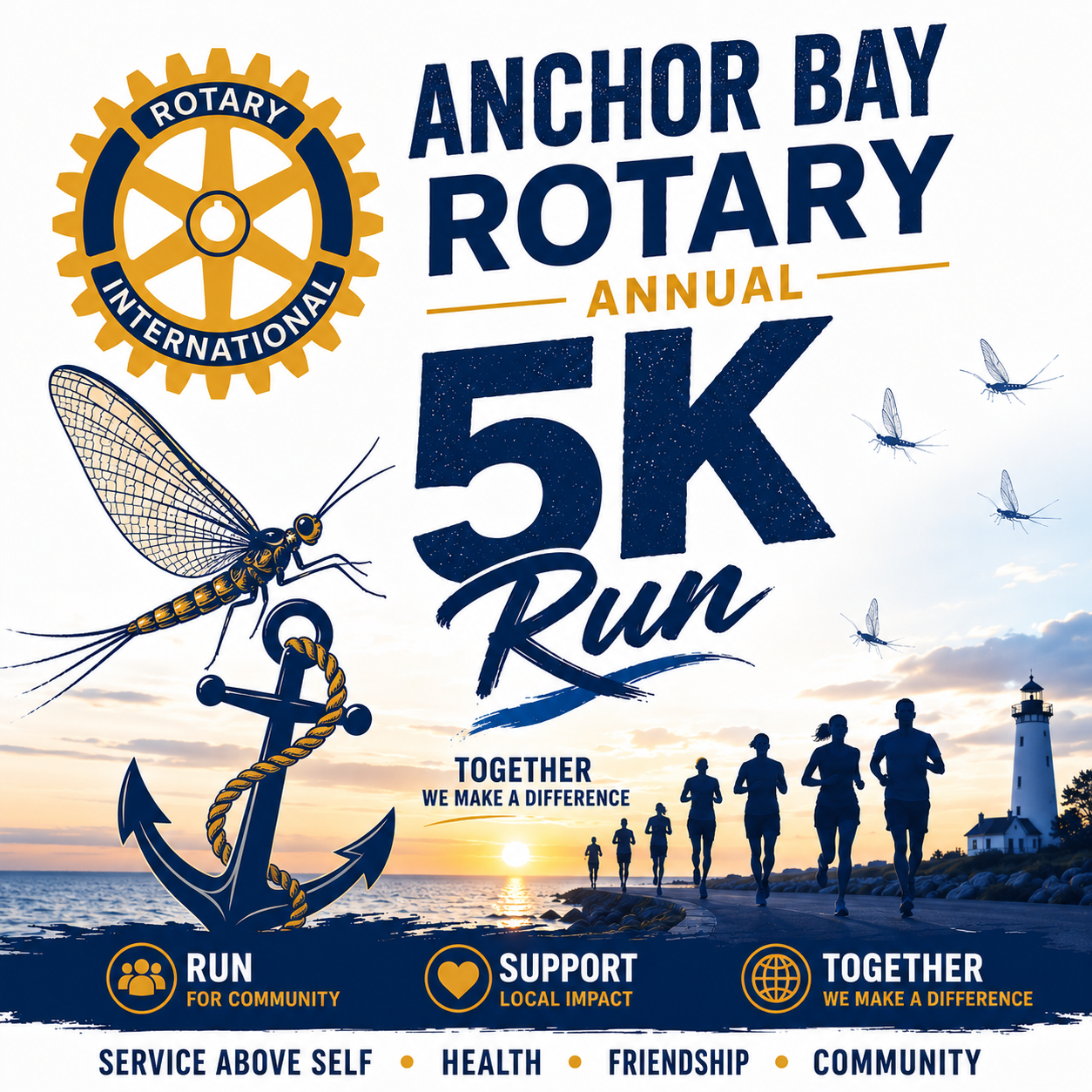 Annual Anchor Bay Rotary Fun Run/Walk